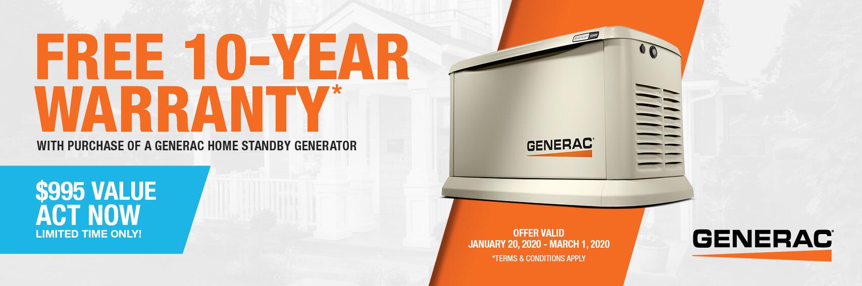 Homestandby Generator Deal | Warranty Offer | Generac Dealer | Midland Park, NJ